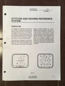 Embraer EMB-120 Brasilia Attitude & Heading System Training Manual